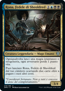 RONA, FEDELE DI SHEOLDRED  Dominaria Unita 216