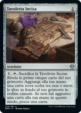 TAVOLETTA INCISA  Dominaria Unita 232