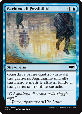 Barlume di Possibilità  Fedeltà di Ravnica 51-Wizard of the Coast- nuvolosofumetti.