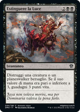 ESTINGUERE LA LUCE  Dominaria Unita 94