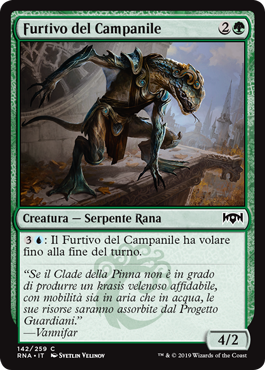 Furtivo del Campanile Fedeltà di Ravnica 142-Wizard of the Coast- nuvolosofumetti.
