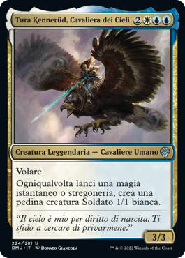 TURA KENNERüD, CAVALIERA DEI CIELI
TURA KENNERüD, SKYKNIGHT  Dominaria Unita 224