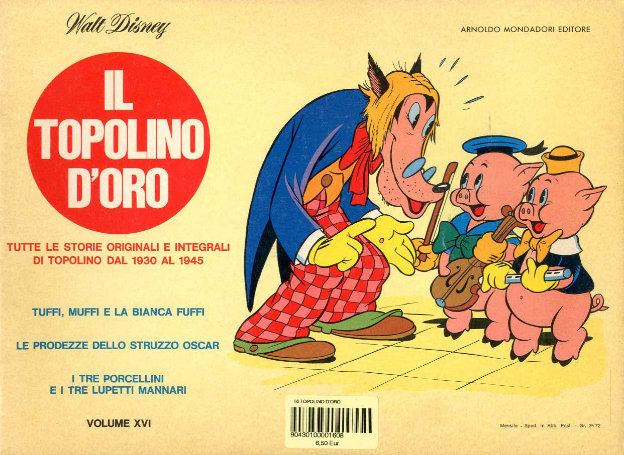 IL TOPOLINO D'ORO 16-MONDADORI- nuvolosofumetti.