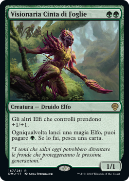 VISIONARIA CINTA DI FOGLIE  Dominaria Unita 167