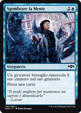Sgombrare la Mente  Fedeltà di Ravnica 34-Wizard of the Coast- nuvolosofumetti.