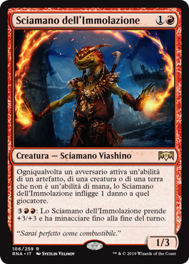 Sciamano dell'Immolazione  Fedeltà di Ravnica 106