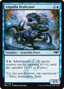 Anguilla Brulicante Fedeltà di Ravnica 53-Wizard of the Coast- nuvolosofumetti.