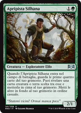 Apripista Silhana  Fedeltà di Ravnica 141-Wizard of the Coast- nuvolosofumetti.
