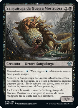 SANGUISUGA DA GUERRA MOSTRUOSA FOIL  Dominaria Unita 427