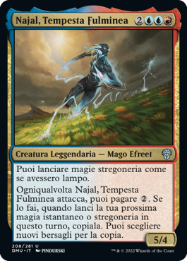 NAJAL, TEMPESTA FULMINEA FOIL Dominaria Unita 440