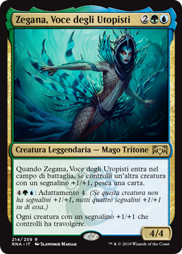 Zegana, Voce degli Utopisti Fedeltà di Ravnica 214-Wizard of the Coast- nuvolosofumetti.