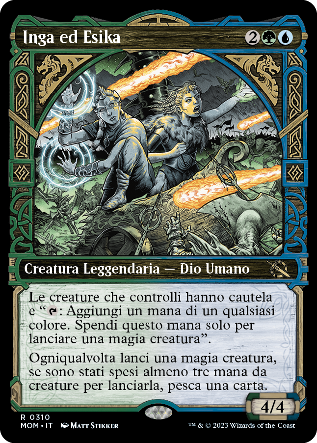 INGA ED ESIKA Avanzata delle macchine 310