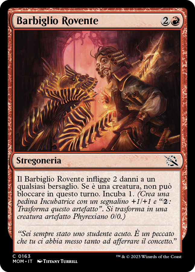 BARBIGLIO ROVENTE Avanzata delle macchine 163