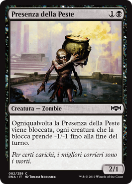 Presenza della Peste  Fedeltà di Ravnica 82-Wizard of the Coast- nuvolosofumetti.