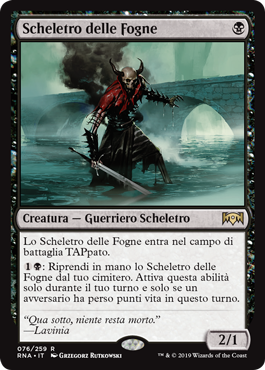 Scheletro delle Fogne  Fedeltà di Ravnica 76
