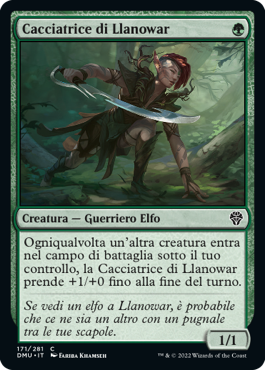 CACCIATRICE DI LLANOWAR  Dominaria Unita 171