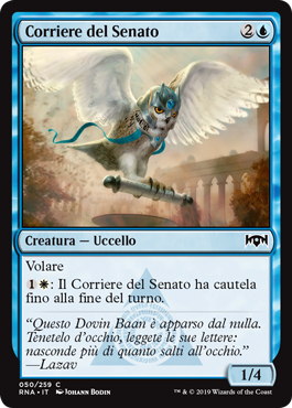 Corriere del Senato  Fedeltà di Ravnica 50-Wizard of the Coast- nuvolosofumetti.