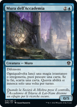 MURA DELL'ACCADEMIA  Dominaria Unita 41