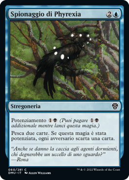 SPIONAGGIO DI PHYREXIA  Dominaria Unita 60
