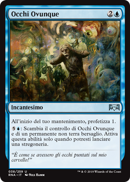 Occhi Ovunque  Fedeltà di Ravnica 38-Wizard of the Coast- nuvolosofumetti.