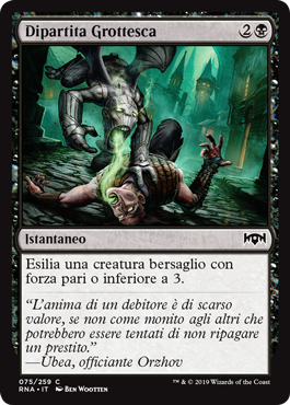 Dipartita Grottesca  Fedeltà di Ravnica 75-Wizard of the Coast- nuvolosofumetti.