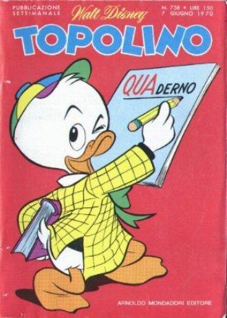 TOPOLINO 758-MONDADORI- nuvolosofumetti.