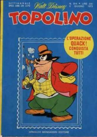 TOPOLINO 914-MONDADORI- nuvolosofumetti.