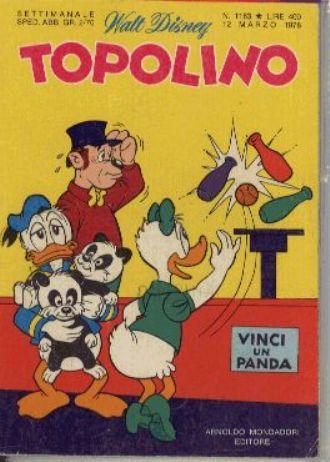 TOPOLINO 1163-MONDADORI- nuvolosofumetti.