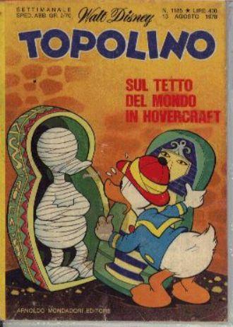TOPOLINO 1185-MONDADORI- nuvolosofumetti.