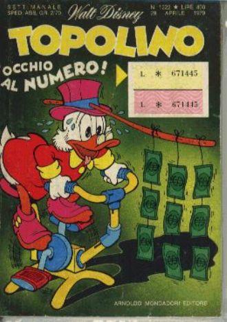 TOPOLINO 1222-MONDADORI- nuvolosofumetti.