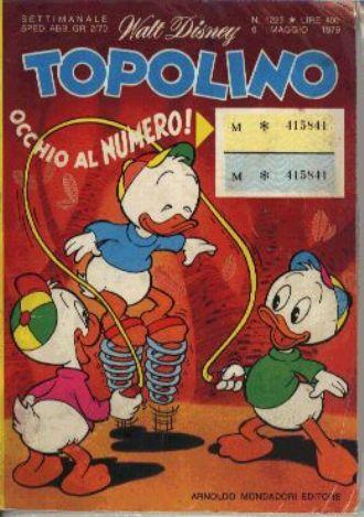 TOPOLINO 1223-MONDADORI- nuvolosofumetti.