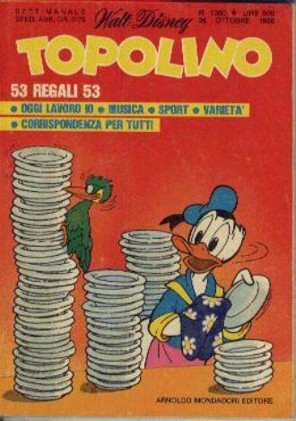 TOPOLINO 1300-MONDADORI- nuvolosofumetti.