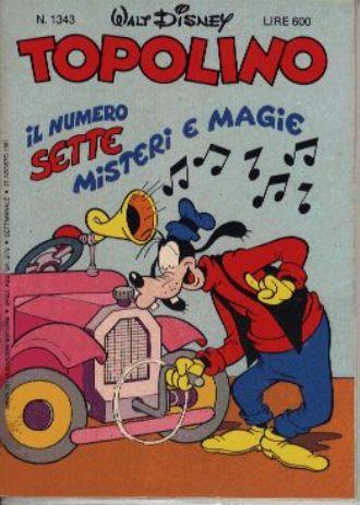 TOPOLINO 1343-MONDADORI- nuvolosofumetti.