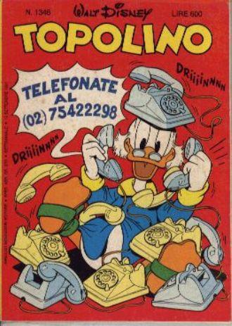 TOPOLINO 1346-MONDADORI- nuvolosofumetti.
