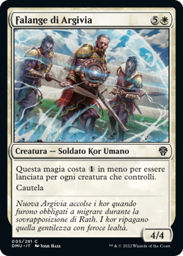 FALANGE DI ARGIVIA  Dominaria Unita 5