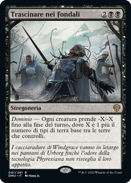 TRASCINARE NEI FONDALI FOIL  Dominaria Unita 425