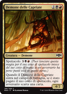 Demone delle Capriate Fedeltà di Ravnica 196-Wizard of the Coast- nuvolosofumetti.