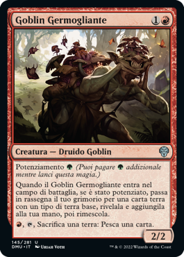 GOBLIN GERMOGLIANTE  Dominaria Unita 145