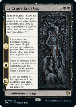 LA CRUDELTà DI GIX  Dominaria Unita 87
