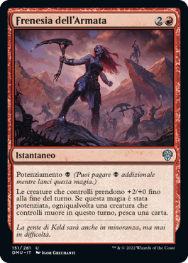 FRENESIA DELL'ARMATA  Dominaria Unita 151