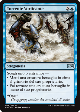 Torrente Vorticante  Fedeltà di Ravnica 56-Wizard of the Coast- nuvolosofumetti.