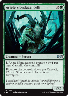 Ariete Sfondacancelli  Fedeltà di Ravnica 126