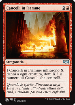 Cancelli in Fiamme  Fedeltà di Ravnica 102