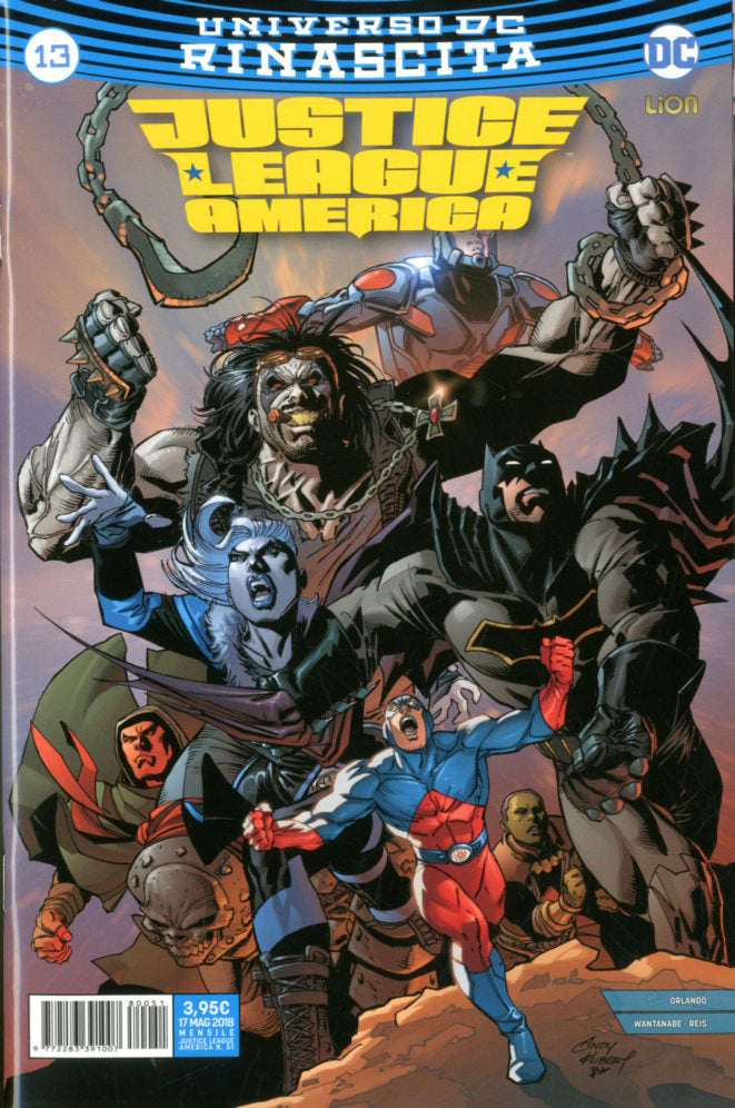 Justice League America rinascita 13-LION- nuvolosofumetti.