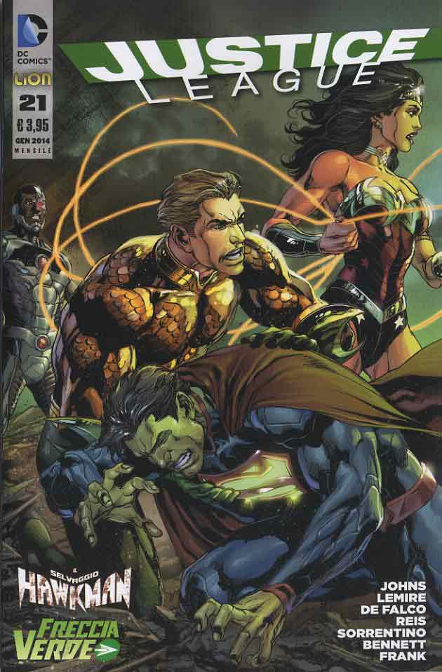 JUSTICE LEAGUE serie 2012 21-LION- nuvolosofumetti.