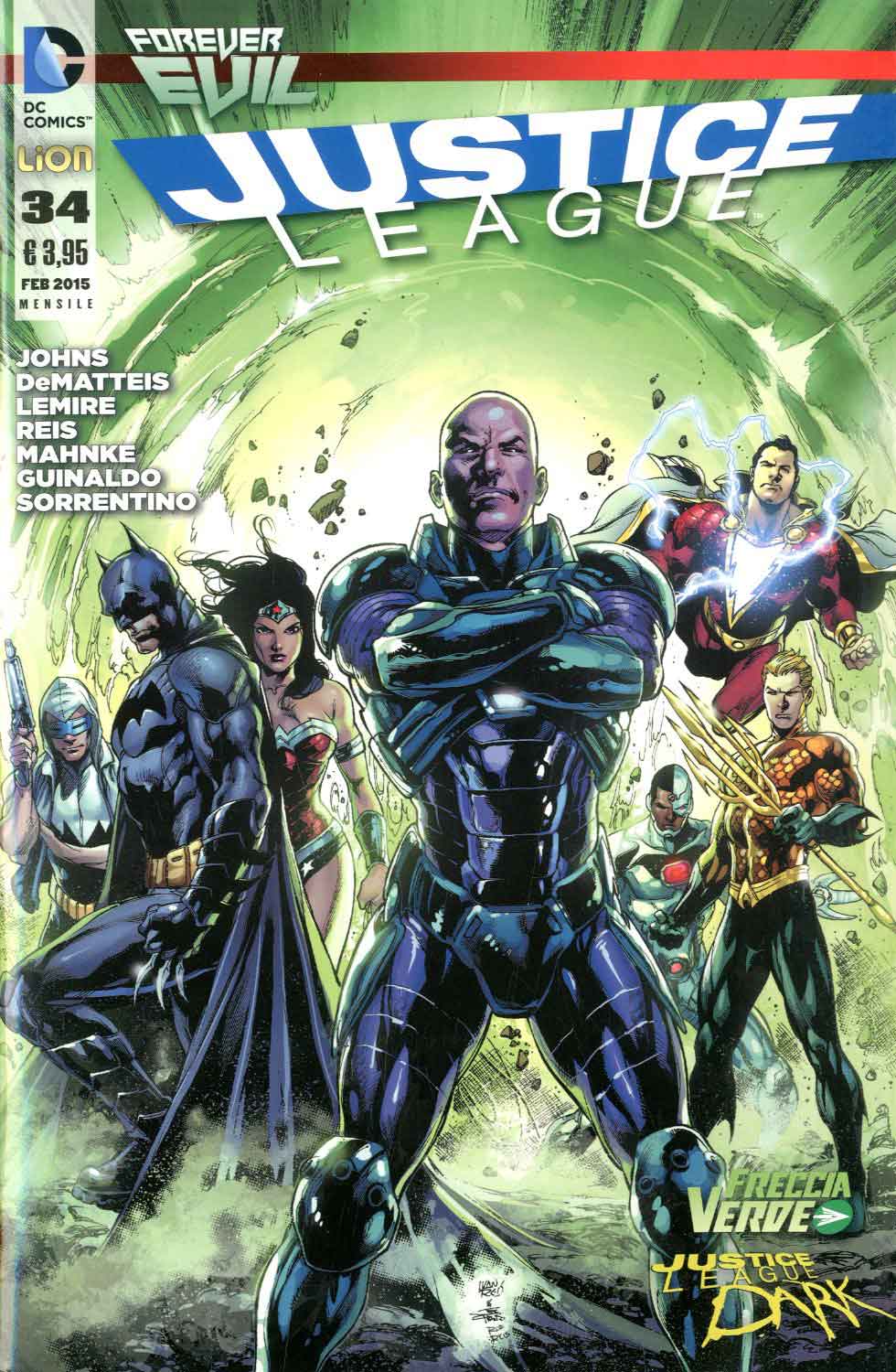 JUSTICE LEAGUE serie 2012 34-LION- nuvolosofumetti.