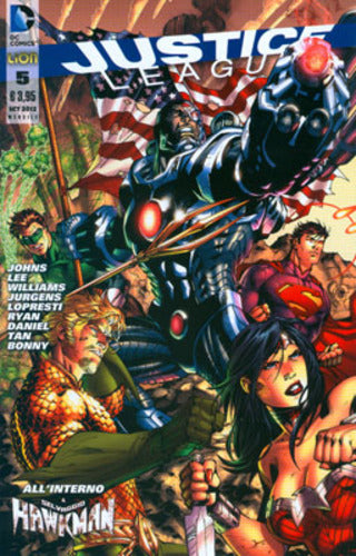 JUSTICE LEAGUE serie 2012 5-LION- nuvolosofumetti.