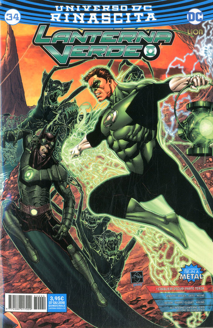 Lanterna verde Rinascita 34-LION- nuvolosofumetti.