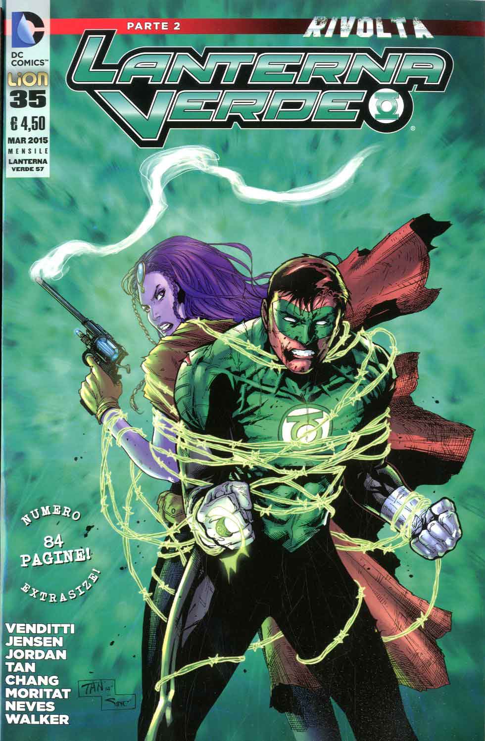 LANTERNA VERDE SERIE 2012 35-LION- nuvolosofumetti.