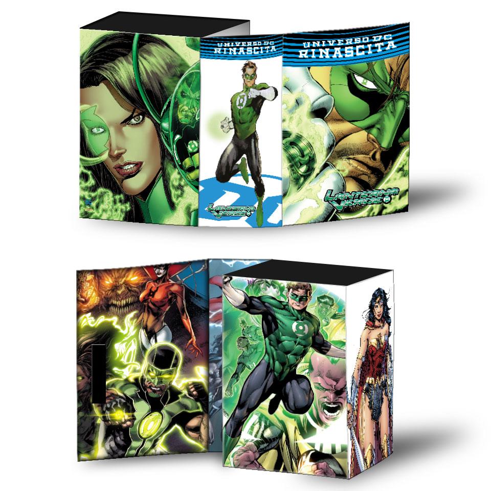 LANTERNA VERDE Rinascita 18 JUMBO EDITION + COFANETTO 18-LION- nuvolosofumetti.
